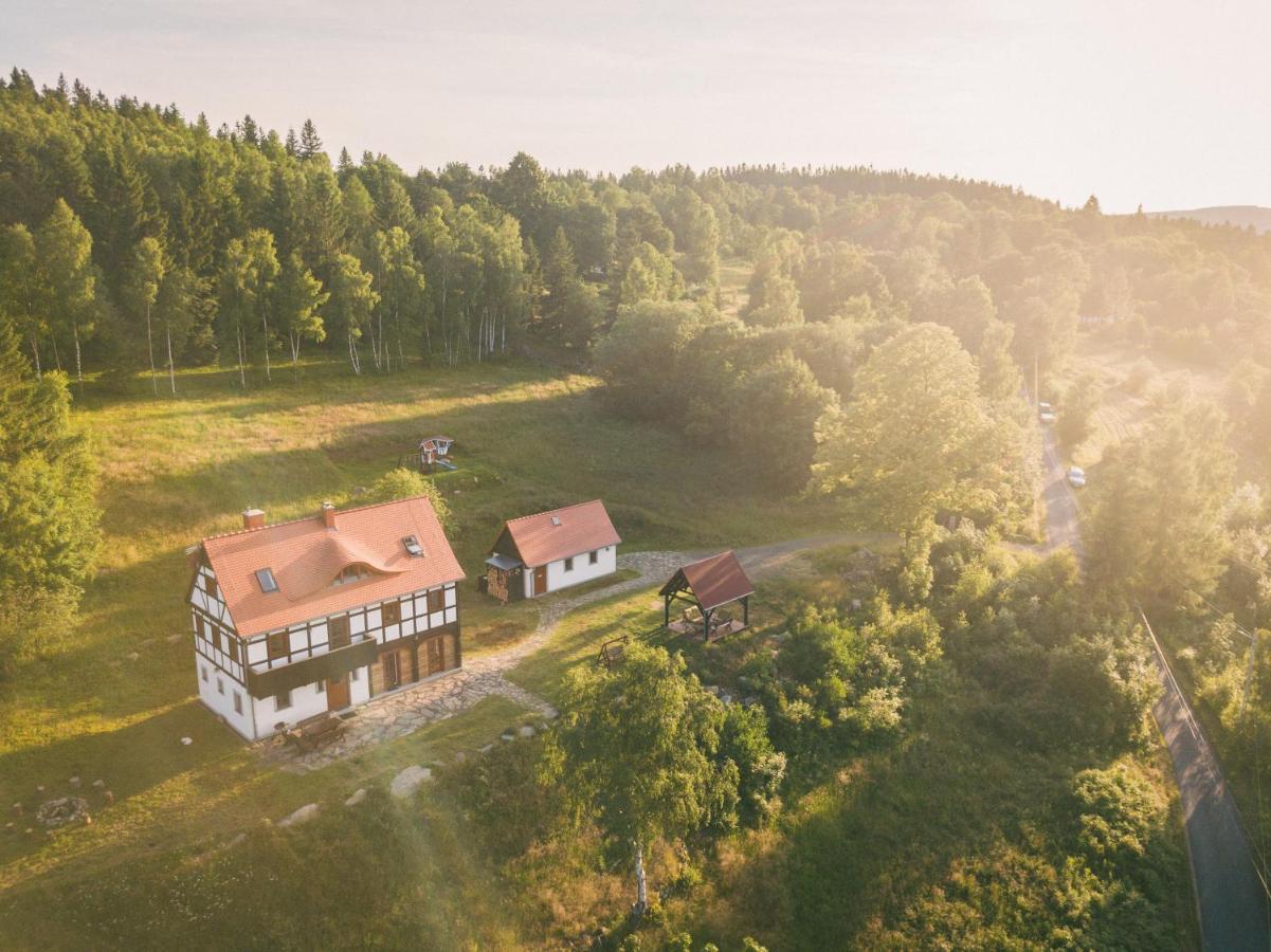 Izerski Horyzont - Dom Z Balia W Lesnej Perspektywie Kopaniec Экстерьер фото